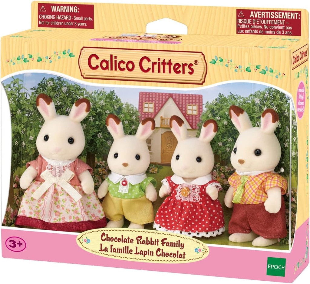 Calico Critters - Chocolade Konijnen Familie